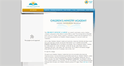 Desktop Screenshot of childrensministryacademy.com